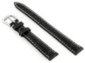 Kožený remienok W64 - black/white 12mm