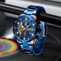 Pánske hodinky CURREN 8402- CHRONOGRAF (zc029d) + BOX