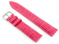 Kožený remienok W64 - pink - 22mm