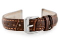 Kožený remienok W64 - dark brown- 14mm