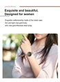 SMARTWATCH dámske PACIFIC 18-1 - Náramok + Remienok: Rosegold / pink (sy015a)