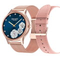 SMARTWATCH dámske PACIFIC 18-1 - Náramok + Remienok: Rosegold / pink (sy015a)