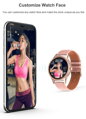 SMARTWATCH dámske PACIFIC 18-1 - Náramok + Remienok: Rosegold / pink (sy015a)