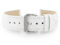 Kožený remienok W64 - white - 22mm