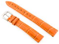 Kožený remienok W64 - orange 16mm