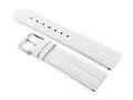 Kožený remienok W57 - white - 22mm
