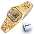 DÁMSKE HODINKY CASIO LA680WGA-4C (zd631c) + KRABIČKA
