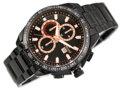 Hodinky pánske G. ROSSI - BLUES (zg094g) black/rose + BOX