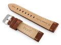 Kožený remienok W48 - PREMIUM - dark brown I - 24mm