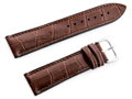 Gumový remienok na hodinky U18 - brown/black- 20mm