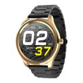 SMARTWATCH pánske G. Rossi SW012-4 gold/black + navyše náramok (sg007d)