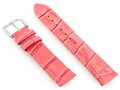 Kožený remienok W41 - pink - 18mm