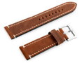 Kožený remienok W72 - mahoń. brown - 20mm