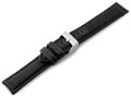 Kožený remienok W34 - PREMIUM - black/black - 20mm