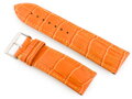 Kožený remienok W64 - orange 26mm