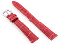 Kožený remienok W64 - red - 14mm