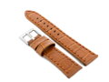 Kožený remienok W49 - camel - 22mm