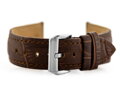 Kožený remienok W06 - dark brown- 24mm