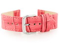 Kožený remienok W41 - pink - 20mm