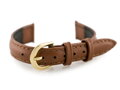 Kožený remienok - CASIO - camel/gold - 12mm
