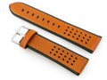 Kožený remienok W80 brown/black 20mm