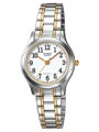 Dámske hodinky Casio s bielym ciferníkom LTP-1275SG-7B (zd580f)