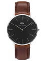 ZEGAREK DAMSKI DANIEL WELLINGTON Classic Black Sheffield Lady Rose Gold DW00100131 (zw508d)