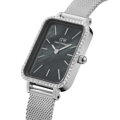 DÁMSKE HODINKY DANIEL WELLINGTON Quadro Silver Mesh DW00100667 + KRABIČKA (zw519k)