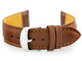 Kožený remienok W83L - brown - 22mm