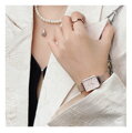 DÁMSKE HODINKY DANIEL WELLINGTON Quadro Pressed Melrose Pearl 20mm DW00100510 + KRABIČKA (zw505o)