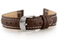 Kožený remienok W71 - dark brown- 12mm