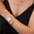 DÁMSKE HODINKY DANIEL WELLINGTON Quadro Pressed Evergold 20mm DW00100556 + KRABIČKA (zw520a)