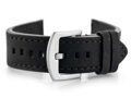 Kožený remienok W72 - black/black 22mm
