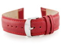 Kožený remienok W83 - red - 24mm