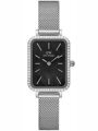 DÁMSKE HODINKY DANIEL WELLINGTON Quadro Silver Mesh DW00100667 + KRABIČKA (zw519k)