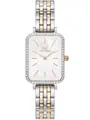 DÁMSKE HODINKY DANIEL WELLINGTON Quadro Lumine Bezel 5-Link Two-Tone DW00100671 + KRABIČKA (zw519g)