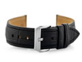 Kožený remienok W06 - black - 20mm