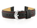 Kožený remienok BISSET BS-158 - 18mm (red)