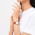 DÁMSKE HODINKY DANIEL WELLINGTON Bound Durham Gold DW00100696 + KRABIČKA