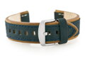 Kožený remienok W80darkblue/brown 24mm
