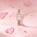 DÁMSKE HODINKY DANIEL WELLINGTON Quadro Pressed Melrose Pearl 20mm DW00100510 + KRABIČKA (zw505o)