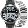 SMARTWATCH MĘSKI GRAVITY GT42-3 - AMOLED, DODATKOWA BRANSOLETA (sg056c)