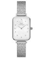 DÁMSKE HODINKY DANIEL WELLINGTON Quadro Lumine Pressed Piano 20mm DW00100580 + KRABIČKA (zw519c)