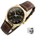 PÁNSKE HODINKY CASIO MTP-V001GL-1B (zd080b) + KRABIČKA