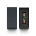 DÁMSKE HODINKY DANIEL WELLINGTON Quadro Pressed Melrose Emerald 20mm DW00100445+ KRABIČKA (zw505n)