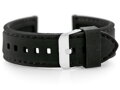 Gumový remienok na hodinky U20 - black 28mm