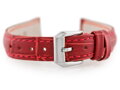 Kožený remienok W64 - red - 14mm