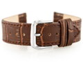 Kožený remienok W41 - dark brown- 22mm