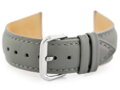 Kožený remienok W94 - gray - 24mm