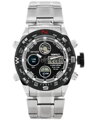 Hodinky pánske PERFECT ZEUS - A890 (zp257b) - silver/black